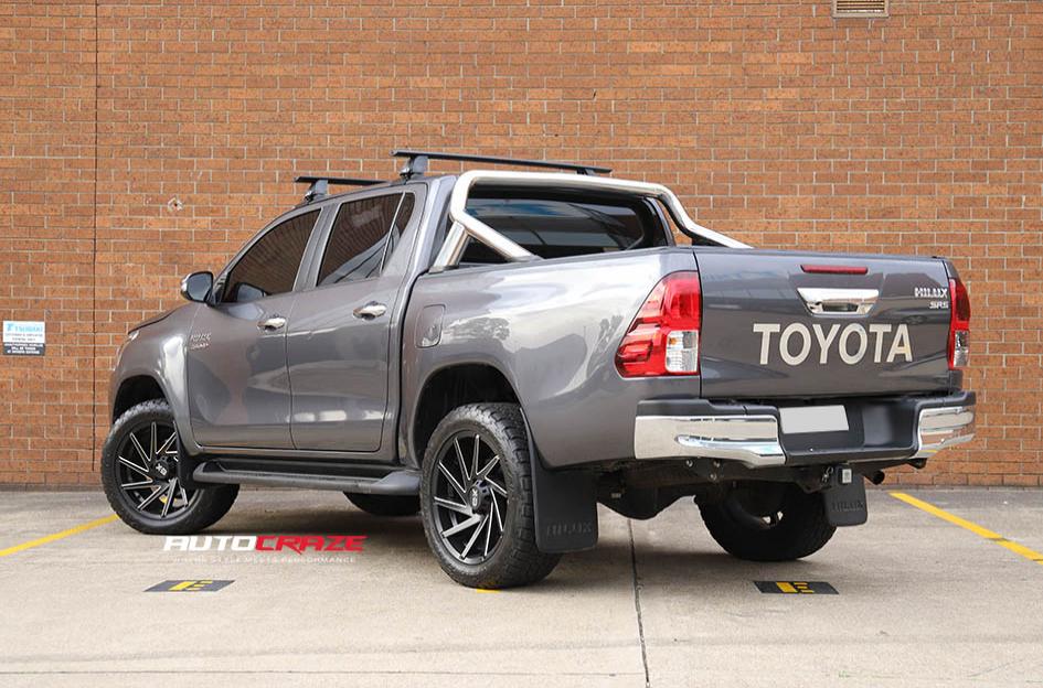 TOYOTA HILUX N80 4WD CYCLONE SATIN BLACK MILLED 